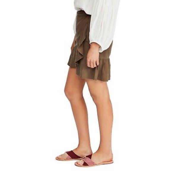 FREE PEOPLE “Ruffle My Feathers” mini skirt - Picture 3 of 9